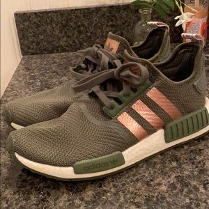 green and rose gold adidas